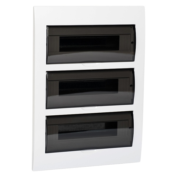 Щит распределительный встраиваемый EKF PROxima 3х15 модулей ЩРВ-П-45 пластик затемненная дверца IP41