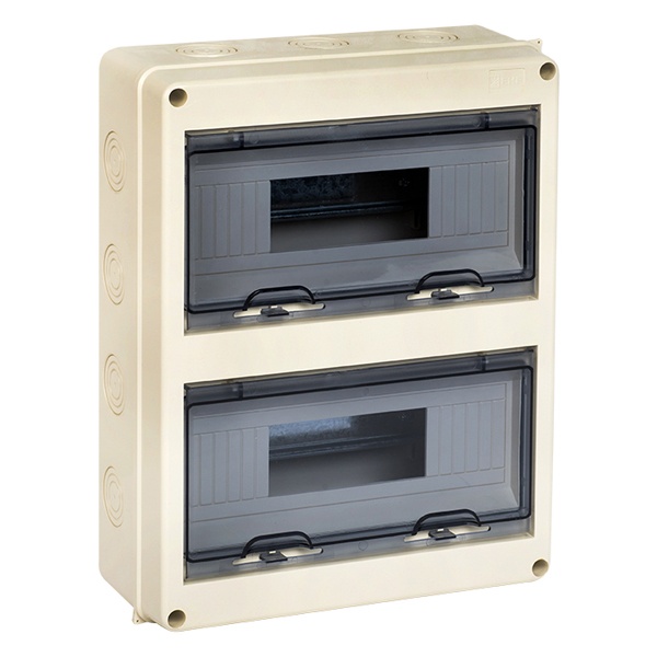 Щит распределительный навесной EKF PROxima 2х12 модулей ЩРН-ПГ-24 (354х272х109) IP65