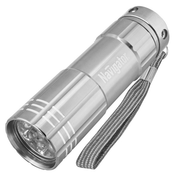 Фонарь Navigator 94 928 NPT-CM07-3АAA алюминий 9LED