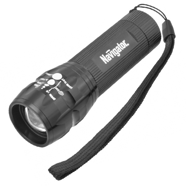 Фонарь Navigator 94 967 NPT-CM03-3AAA алюминий 1LED 3W 3 режима
