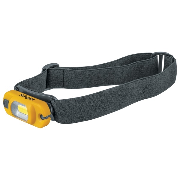 Фонарь налобный Navigator 14 485 NPT-H19-ACCU 1COB LED 1W аккумулятор 3.7V 250mAh 4 режима