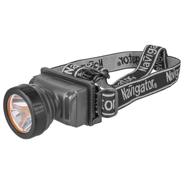 Фонарь налобный Navigator 61 284 NPT-H10-ACCU 1LED 2W аккумулятор 3.7V 1800mAh 2 режима