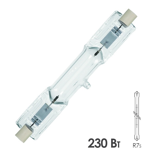 Лампа ультрафиолетовая излучатель Osram SUPRATEC HTC 400-241 460W 230V R7S 1000h дуга 33mm 14x104mm