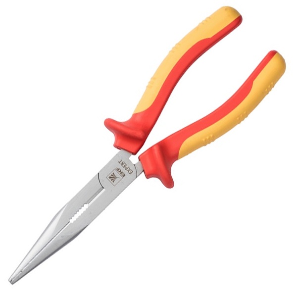 Длинногубцы прямые диэлектрические EKF PROxima Expert 200 мм 1000В VDE