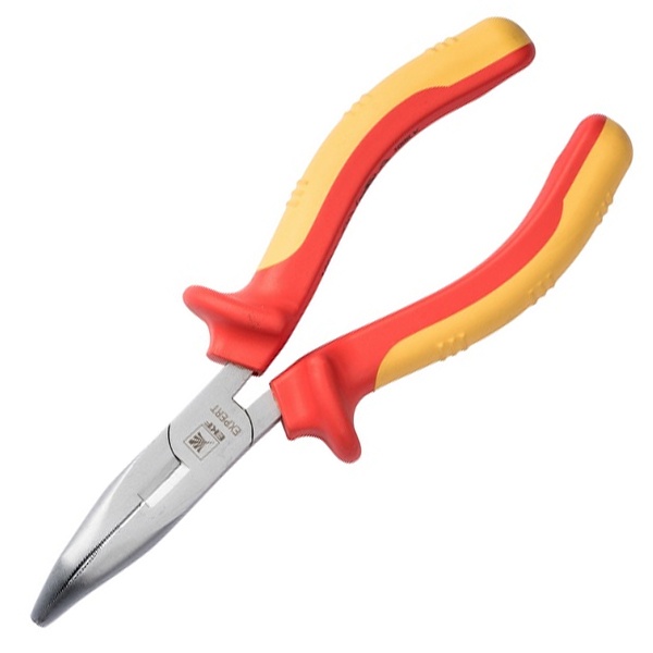 Длинногубцы диэлектрические изогнутые EKF PROxima Expert 160 мм VDE 1000В