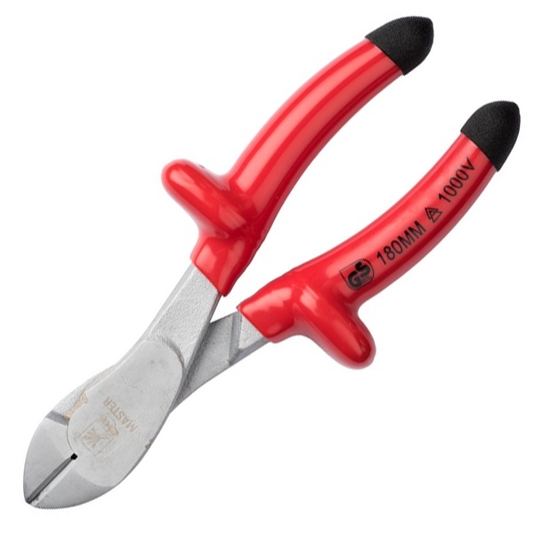 Силовые бокорезы диэлектрические EKF Basic Master 180 мм VDE 1000В