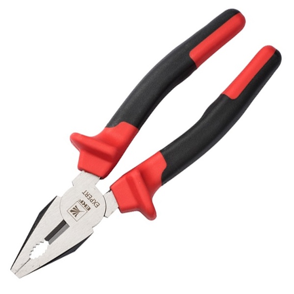 Пассатижи EKF PROxima Expert 200 мм с двухкомпонентными рукоятками