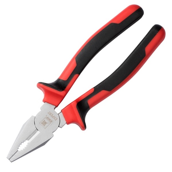 Пассатижи EKF Basic Master 200 мм с двухкомпонентными рукоятками