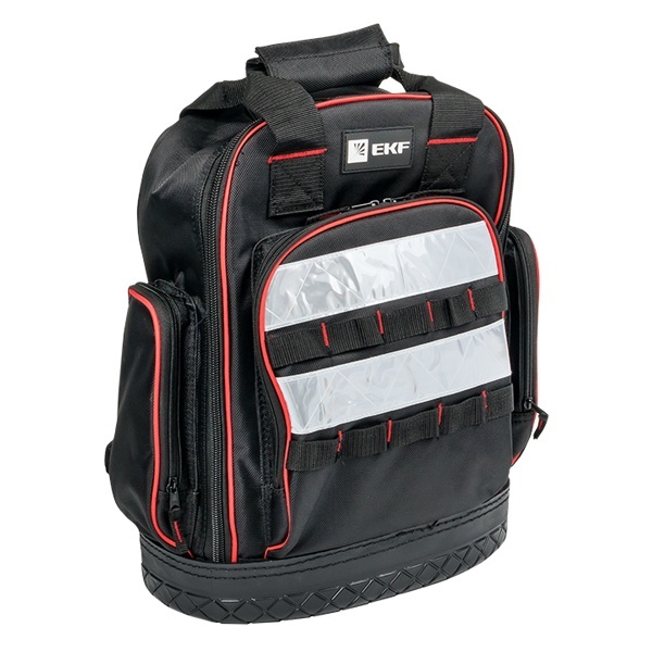 Рюкзак монтажника универсальный с резиновым дном EKF С-07 280х300х135мм ПВХ Master