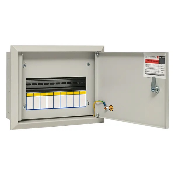 Щит распределительный встраиваемый EKF PROxima (1х9м) ЩРВ-9 (260х340х120) IP31