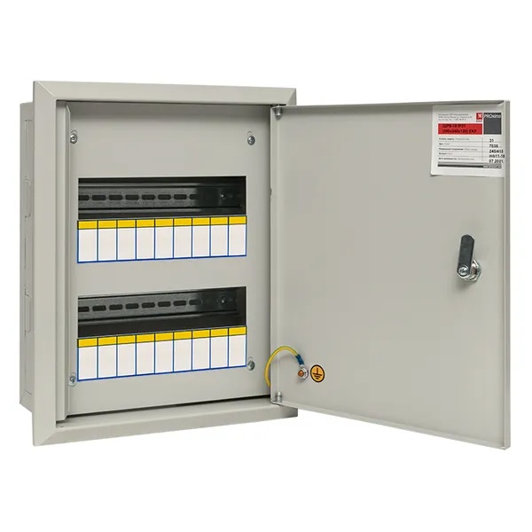 Щит распределительный встраиваемый EKF PROxima (2х9м) ЩРВ-18 (390х340х120) IP31