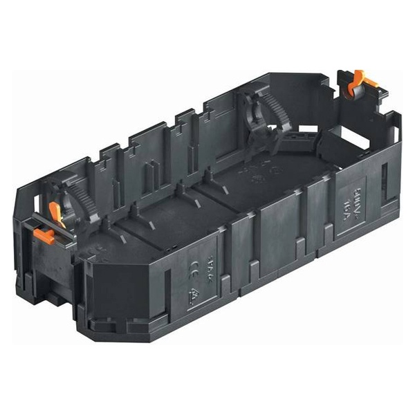 Универсальная монтажная коробка OBO Bettermann UT3 3xModul45 для лючка без накладки 165х76х36мм