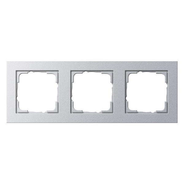 Рамка 3-ая Gira E2 Алюминий