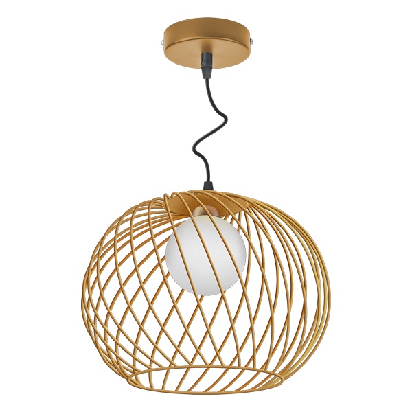 Светильник Navigator 14 100 NLF-P-001-02 подвесной золото, патрон G9 для ламп до 40W