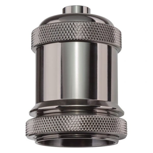 Патрон декоративный подвесной 61 517 NLH-V01-005-E27 max60W металл черный хром