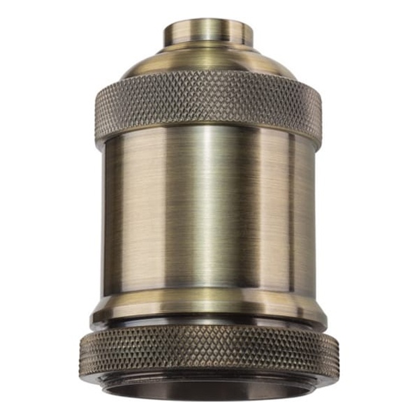 Патрон декоративный подвесной 61 518 NLH-V01-007-E27 max60W металл черненая бронза