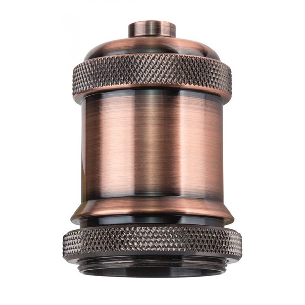 Патрон декоративный подвесной 61 519 NLH-V01-006-E27 max60W металл черненая медь