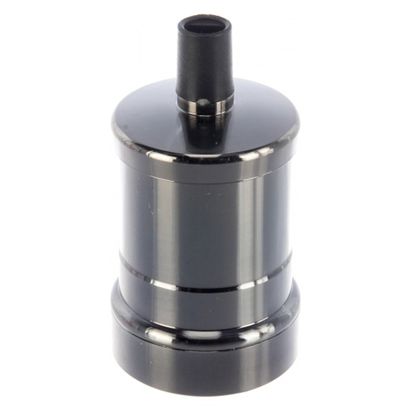 Патрон декоративный подвесной 61 725 NLH-V02-005-E27 max60W металл черный хром