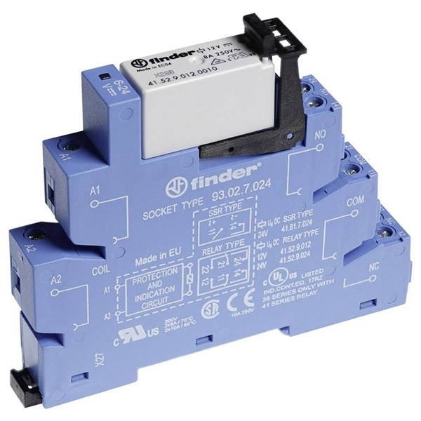 Интерфейсный модуль Finder (41.52.9.024.0010+93.02.7.024) 2CO 8A AgNi 24B DC