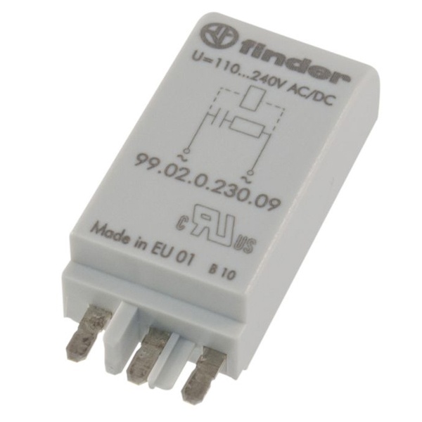 Модуль индикации и защиты Finder RC-цепь 110...240В AC/DC