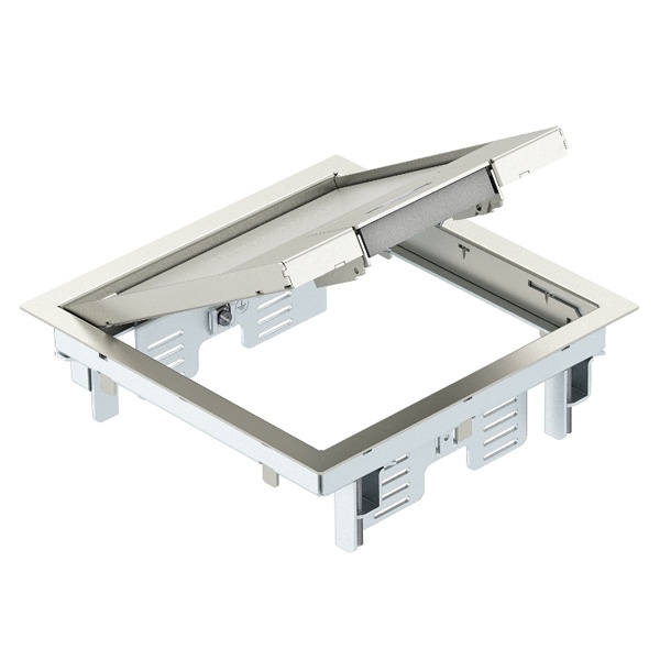 Лючок OBO Bettermann GES9M-2 универсальный 12xModul45 в 3хUT4 нержавеющая сталь