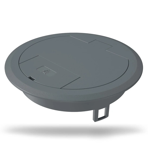 Лючок OBO Bettermann GES R2 40х140 мм с кабельным выводом полиамид серый