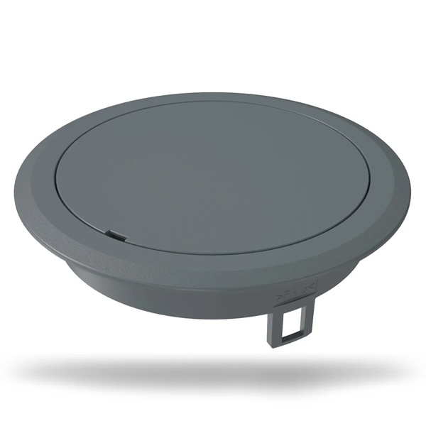 Лючок OBO Bettermann GES R2 40х140 мм глухой полиамид серый