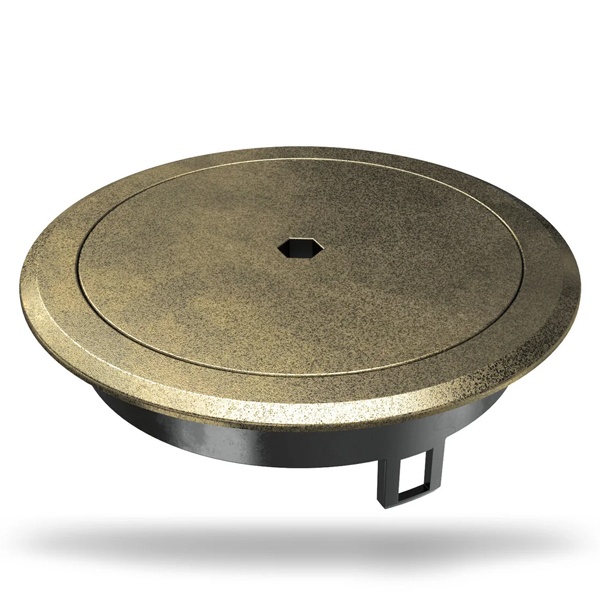 Лючок OBO Bettermann GES R2B пылевлагостойкий IP66 IK10 40х140 мм латунный с ключом