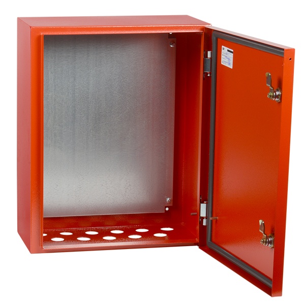 Корпус металлический ИЭК ЩМП-1-0 У2 (395х310х220мм) IP54 RAL3020 с монтажной панелью
