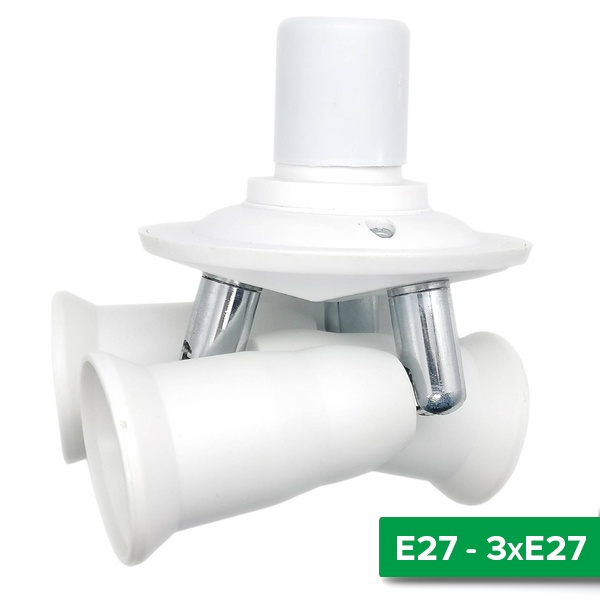 Патрон-тройник Feron LH62 с Е27 на 3xE27