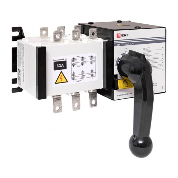 Устройство автоматического ввода резерва АВР EKF ТСР1 40А 3Р 230В