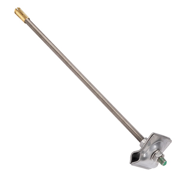 Зажим EKF PROxima прута универсальный 51510 HZ (30x30мм) с анкером, L 300мм, Ni