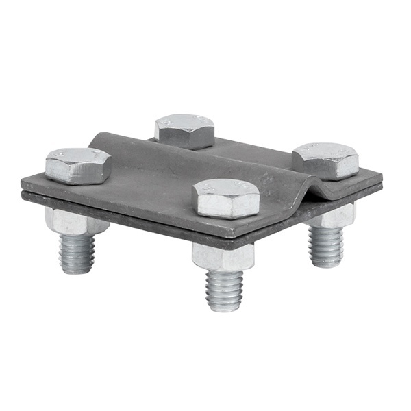 Зажим EKF PROxima универсальный полоса 40 - прут 10 (пластина 70x70мм) HZ