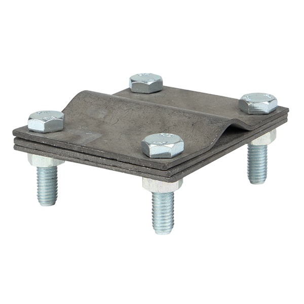 Зажим EKF PROxima заземлитель 20 - полоса 50 (пластина 70*80мм) HZ