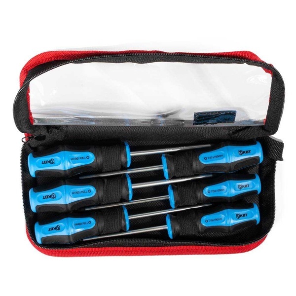 Набор слесарных отверток КВТ TORX, 6 штук