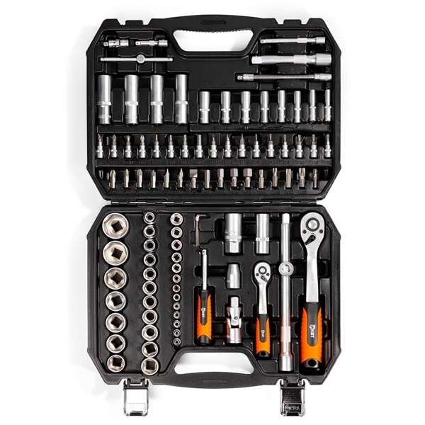 Набор автоинструмента КВТ 1/2’’ и 1/4’’, 94 предмета