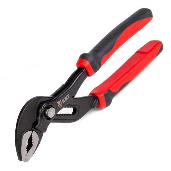 Клещи переставные КВТ 70мм с кнопочной самофиксацией 2-к ручки 300мм