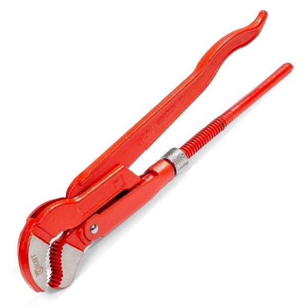 Ключ трубный рычажный КВТ S-образные губки 33,5мм КТС-33 435мм