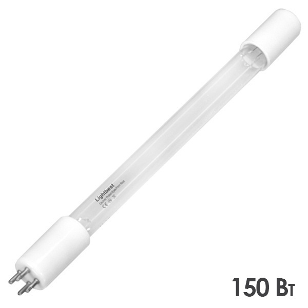 Лампа амальгамная LightBest DB 145 150W 2,0A L845x19mm 16000h Универсальное - положение (ДБ 145)