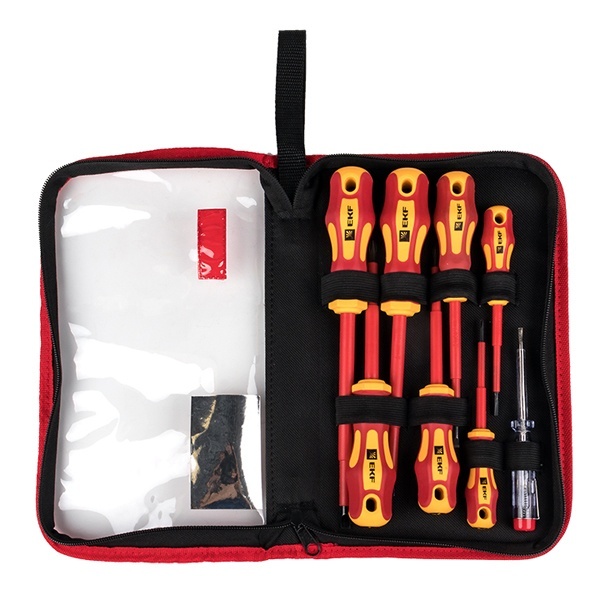 Набор диэлектрических отверток EKF НИО-08 Master