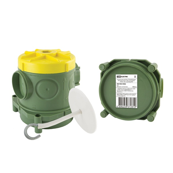 Коробка установочная TDM СП d 82х80х90,5 для заливки в бетон (крюк для люстры, гайка)