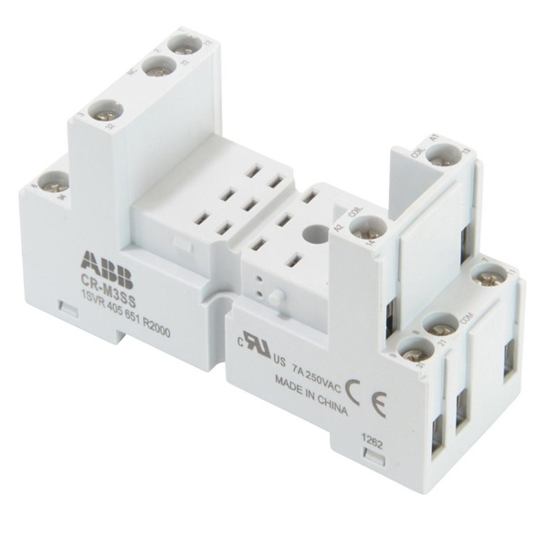 Цоколь CR-M3SS (стандартный) для реле CR-M 3ПК винтовой