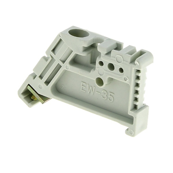 Зажим EKF на DIN-рейку пластиковый 1 винт EW