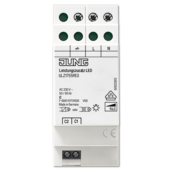 Усилитель мощности Jung LED каскадированный на DIN-рейку