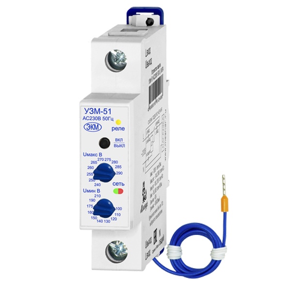 Устройство защиты многофункциональное Меандр УЗМ-51 63А 155-270В на DIN-рейку