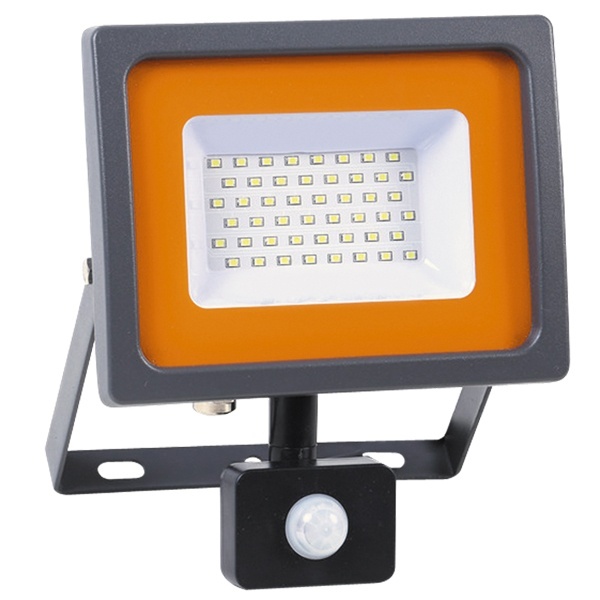 Прожектор светодиодный JazzWay PFL-SC-SMD-30Вт sensor 30Вт 6500K IP54 (матовое стекло) 4895205001411