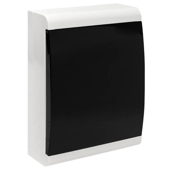 Щит распределительный накладной EKF PROxima ЩРН-П-24 SlimBox 2х12м пластик затемненная дверца IP41