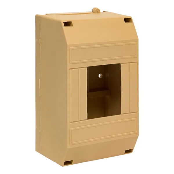 Бокс пластиковый накладной EKF PROxima КМПН 1/4 4 модуля,светлое дерево