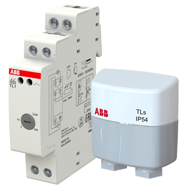 Реле освещенности ABB TL1 c датчиком 1 диапазон (TL1)