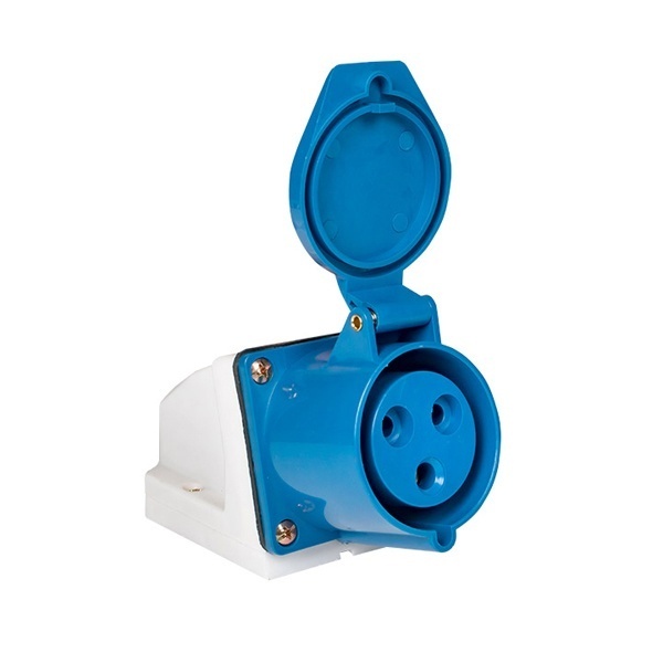 Розетка стационарная наружная EKF PROxima 113 2Р+РЕ 16А 220В IP44